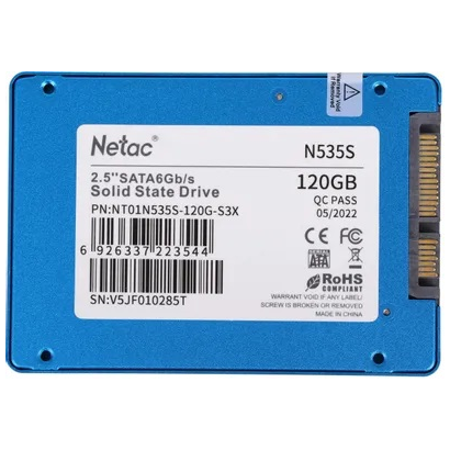 SSD 2.5'' 120Gb NETAC NT01N535S-120G-S3X