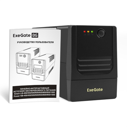 ИБП 850 В*А ExeGate EX299488RUS Power NB-850.LED.AVR.2SH