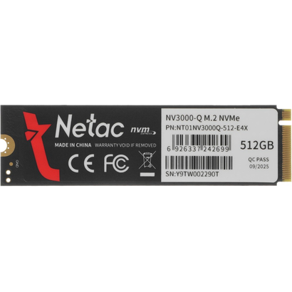 SSD M.2 512Gb NETAC NT01NV3000Q-512-E4X