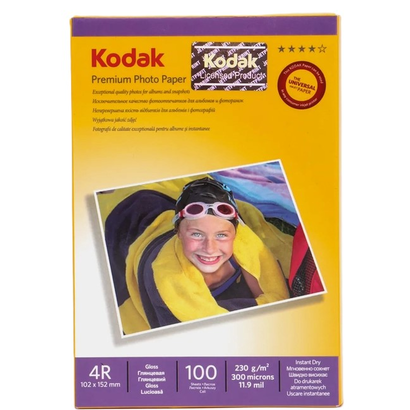 Фотобумага Kodak 4R (10,2х15,2) глянцевая 230г/м 100л.