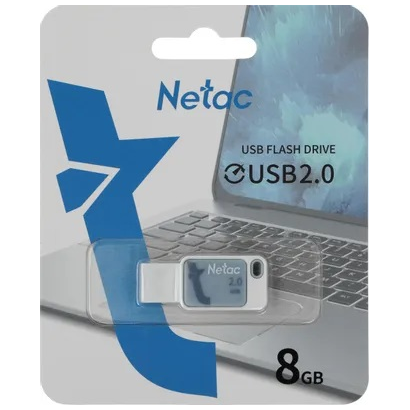USB Flash 8Gb USB 2.0 Netac UA31 NT03UA31N-008G-20BL