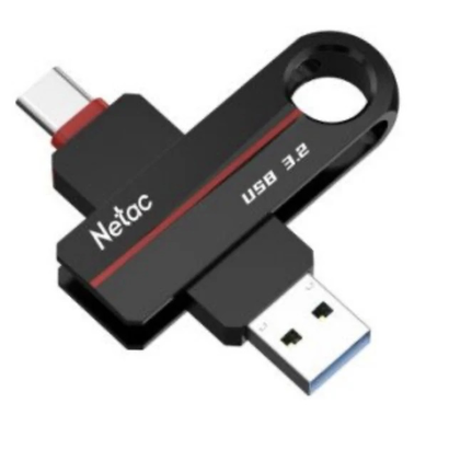 USB Flash 64Gb USB 3.2/Type Netac US18 NT03US18C-064G-32BK