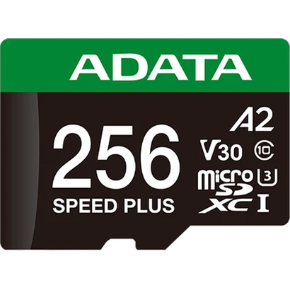 Карта памяти 256Gb ADATA  microSDXC Class 10 UD256GUI3V30A2SP-RA1
