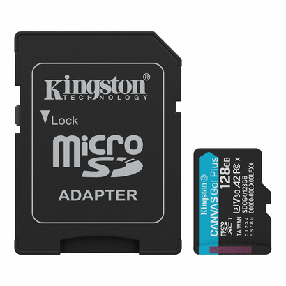 Карта памяти 128Gb Kingston microSDXC Canvas Go Plus Class 10 SDCG4/128Gb