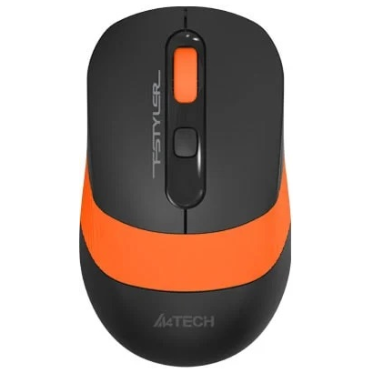 Мышь A4Tech Fstyler FG10S черный/оранжевый