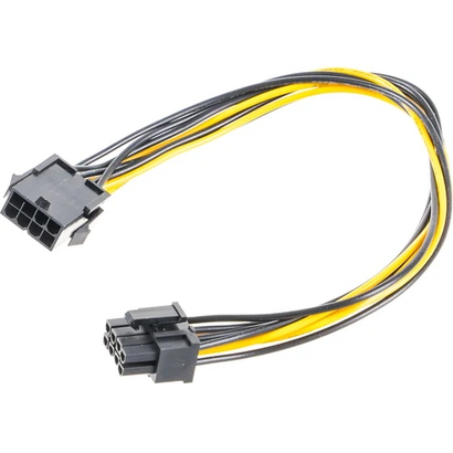 Удлинитель кабеля питания Cablexpert PCI-Express 6+2pin M/ PCI-Express 6+2pin F, 30см CC-PSU-84