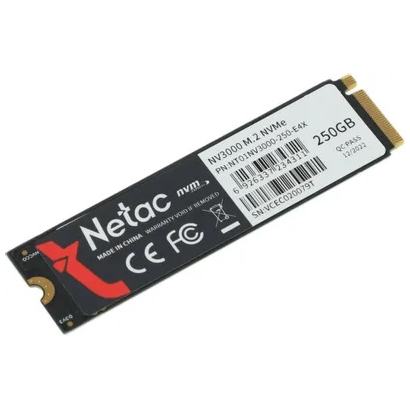 SSD M.2 250Gb NETAC NT01NV3000-250-E4X