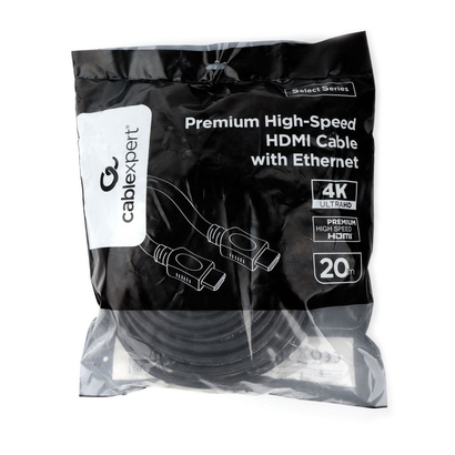 Кабель HDMI Cablexpert 20м, черный CC-HDMI4L-20M