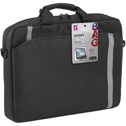 Сумка для ноутбука 15-16'' Defender Shiny, черный