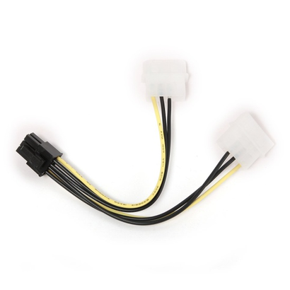 Разветвитель питания Cablexpert, 2хMolex->PCI-E 6pin, для подкл. в/к к б/п CC-PSU-6