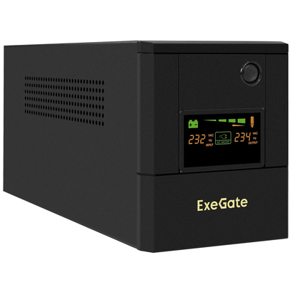 ИБП 2000 В*А ExeGate EX299821RUS Smart LB-2000.LCD.AVR.4SH