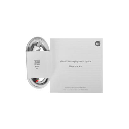 СЗУ Xiaomi Mi 33W Wall Charger (MDY-11-EZ) 33W 1USB-A, 3A + cabel type-C, белый