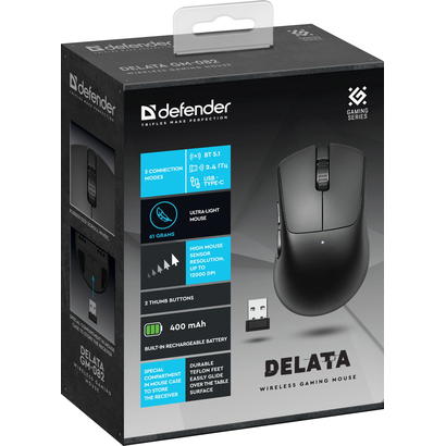 Игровая мышь DEFENDER Delata GM-082 черный