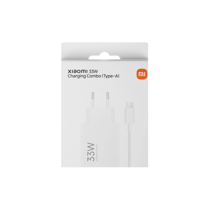 СЗУ Xiaomi Mi 33W Wall Charger (MDY-11-EZ) 33W 1USB-A, 3A + cabel type-C, белый