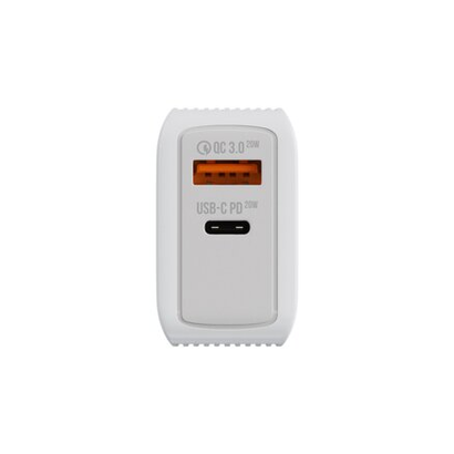 СЗУ Breaking WC06, USB-C + USB-A, PD 20W, QC 3.0 (Белый)