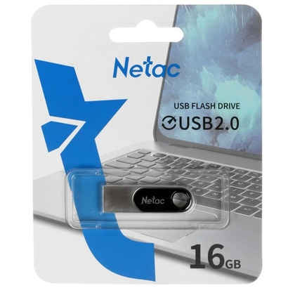 USB Flash 16Gb USB 2.0 Netac USB Drive U278 NT03U278N-016G-20PN