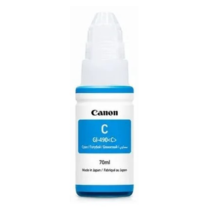 Чернила GI-490 Cyan для Pixma G1400/G2400/G3400 (70 мл), лицензия