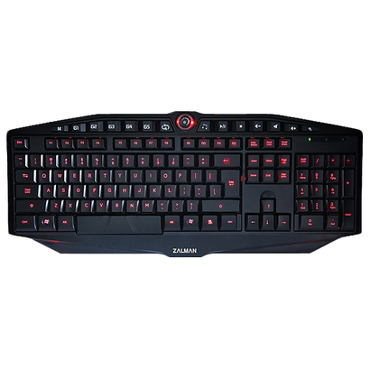 Клавиатура ZALMAN ZM-К400G лазерная гравировка, регулируемая подсветка, 5 программируемых клавиш
