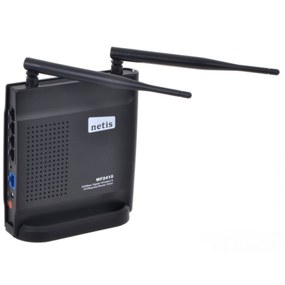 Маршрутизатор NETIS WF2415 Гигабитный WiFi роутер 802.11b/g/n, 300Mbps, 2x5dBi внеш.антенны (близкий
