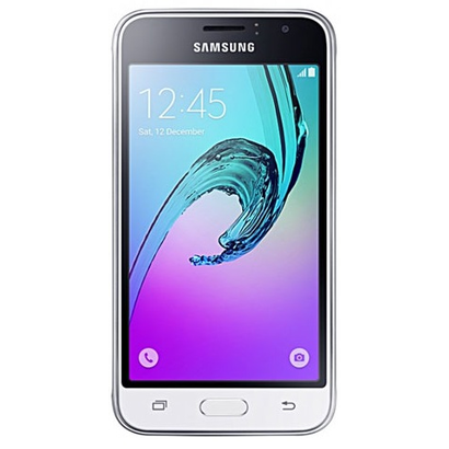 Смартфон Samsung Galaxy J1 (2016) SM-J120F 8Gb белый 4G 2Sim 4.5'' 480x800 Android 4.4 5Mpix WiFi GPS