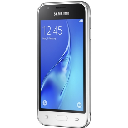 Смартфон Samsung Galaxy J1 mini (2016) SM-J105 8Gb белый 4G 2Sim 4'' 480x800 Android 4.4 5Mpix WiFi