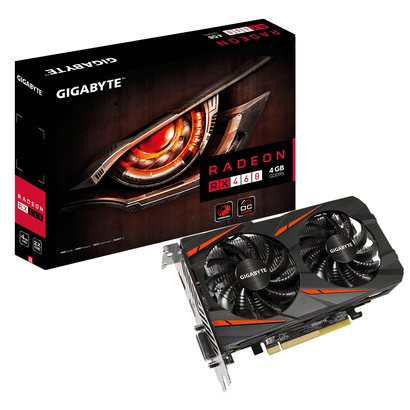 Видеокарта Gigabyte GV-RX460WF2OC-4GD