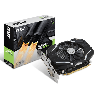 Видеокарта MSI GTX 1050 Ti 4G OC (только в составе ПК)