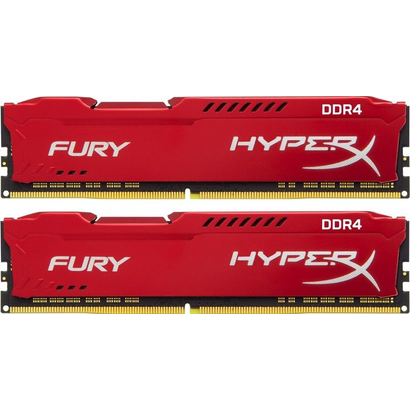 Оперативная память DDR4 2x8Gb 2133 MHz PC17000 KIT2 HyperX FURY Red HX421C14FR2K2/16 KINGSTON