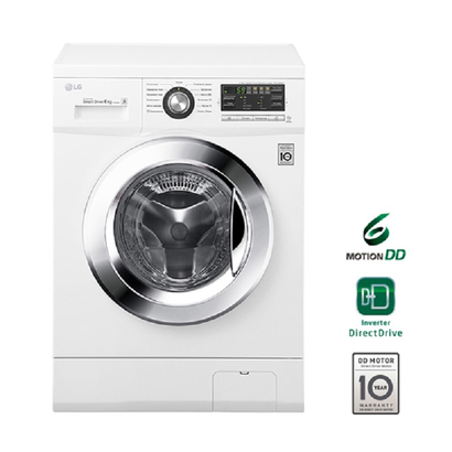 Стиральная машина LG F1296ND3 кл.:A+ фронт. макс.:6кг белый