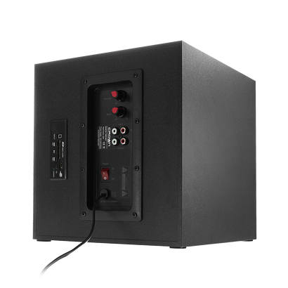 Акустическая система 2.1 CROWN CMS-3801 (20W+10W*2 (RMS)=40W  приёмник FM  картридер  интерфейс USB 