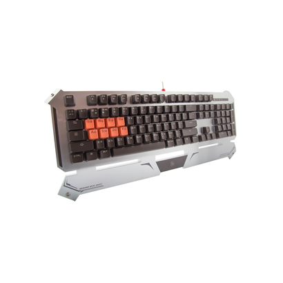 Клавиатура A4Tech Bloody B740A серебристый/черный USB Gamer LED