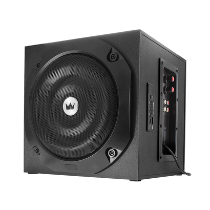Акустическая система 2.1 CROWN CMS-3801 (20W+10W*2 (RMS)=40W  приёмник FM  картридер  интерфейс USB 
