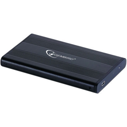 Внешний корпус 2.5'' Gembird EE2-U2S-5, черный, USB 2.0, SATA, металл