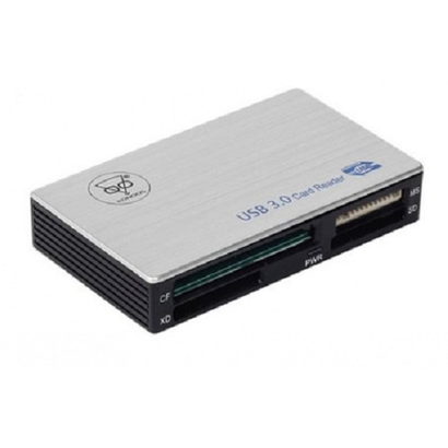 Картридер USB 3.0 Konoos UK-28, 6 разъемов для карт памяти