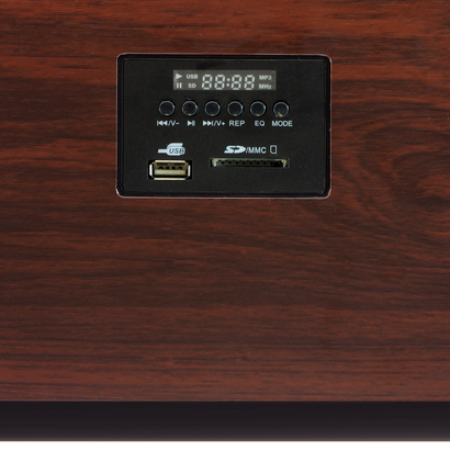 Акустическая система 2.1 CROWN CMBS-361 (МДФ, Bluetooth, 16W+10W*2 (RMS)=36W  приёмник FM  картридер