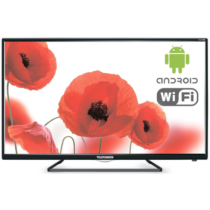 Телевизор LED Telefunken 42'' TF-LED42S39T2S черный/FULL HD/50Hz/DVB-T/DVB-T2/DVB-C/USB/WiFi/Smart TV