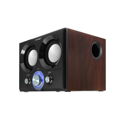 Акустическая система 2.1 CROWN CMBS-361 (МДФ, Bluetooth, 16W+10W*2 (RMS)=36W  приёмник FM  картридер