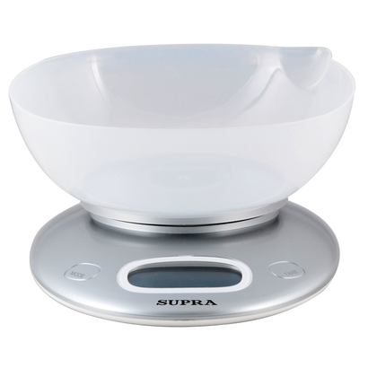 Весы кухонные электронные Supra BSS-4022 макс.вес:5кг белый
