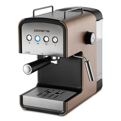 Кофеварка эспрессо Polaris PCM 1526E Adore Crema 850Вт шампань
