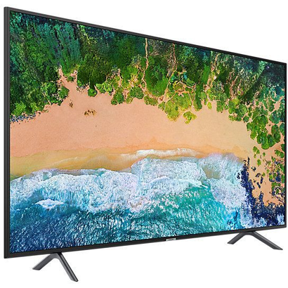 Телевизор LED Samsung 40'' UE40NU7100UXRU черный/Ultra HD/100Hz/DVB-T2/DVB-C/DVB-S2/USB/WiFi/Smart TV