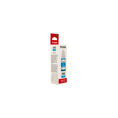 Чернила Canon GI-490 Cyan для Pixma G1400/G2400/G3400 (70 мл)