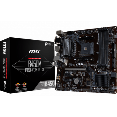 Mат.плата MSI SAM4 B450M PRO-VDH PLUS