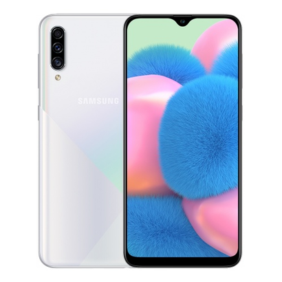 Смартфон Samsung Galaxy A30s SM-A307F 32Gb 3Gb белый 3G 4G 2Sim 6.4'' Super AMOLED 720x1560 And9.0 25