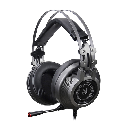 Наушники A4Tech Bloody J527 серый 2м мониторные USB