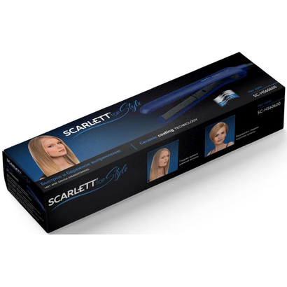 Выпрямитель Scarlett SC-HS60600 30Вт синий/черный
