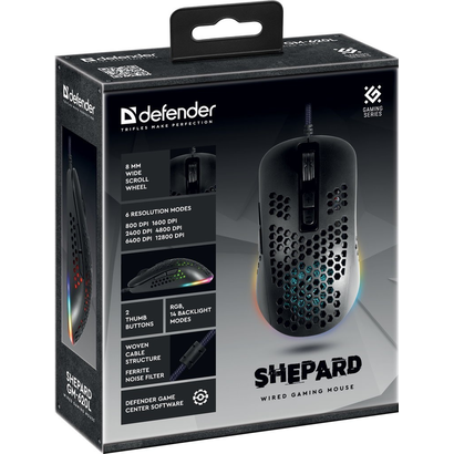 Игровая мышь DEFENDER Shepard GM-620L
