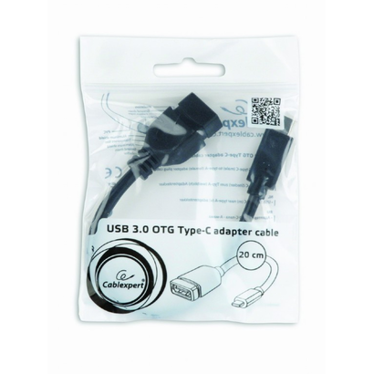 Переходник Cablexpert USB OTG, USB Type-C/USB 3.0F, пакет (A-OTG-CMAF3-01)