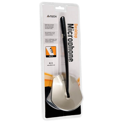 Микрофон A4Tech MI-10 2м серый