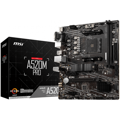 Mат.плата MSI SAM4 A520M PRO