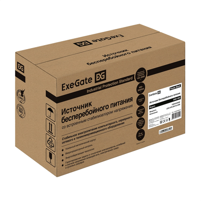 ИБП ExeGate EX292786RUS Power Back BNB-1000.LED.AVR.2SH.RJ.USB